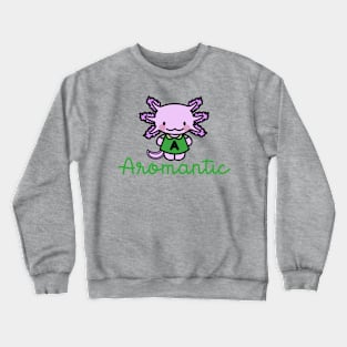 aromantic axolotl Crewneck Sweatshirt